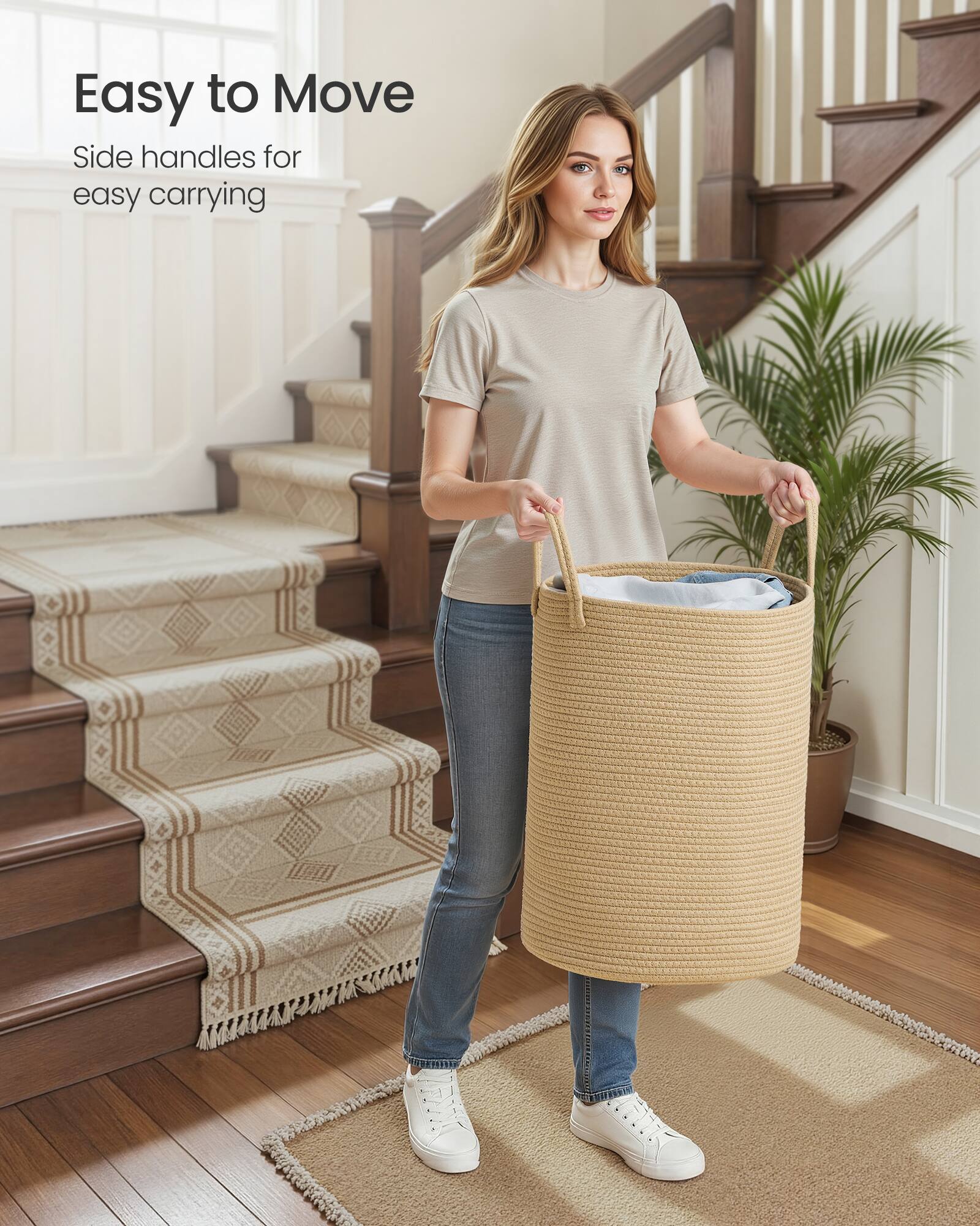 Easy to Move  
Side handles for easy carrying