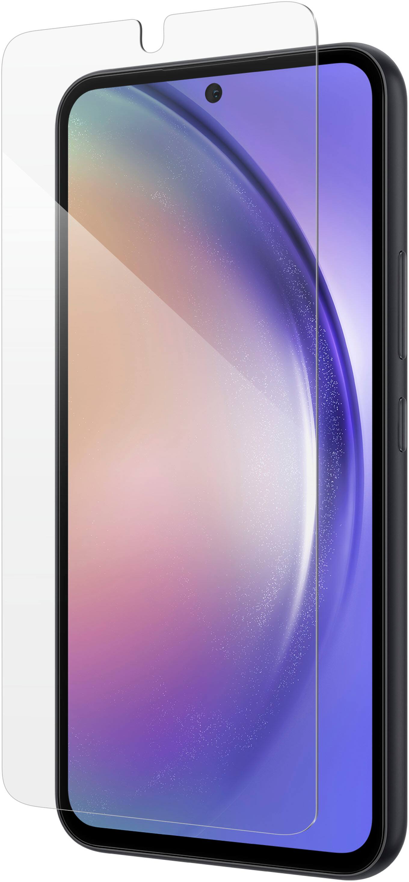 Left. ZAGG - InvisibleShield Glass+ Defense Screen Protector for Samsung Galaxy A54 5G - Clear.