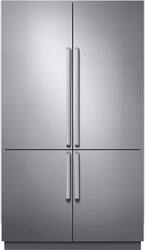 Dacor - Panel Kit for 48" French Door Refrigerators (DRF48*) - Silver Stainless Steel - Front_Zoom