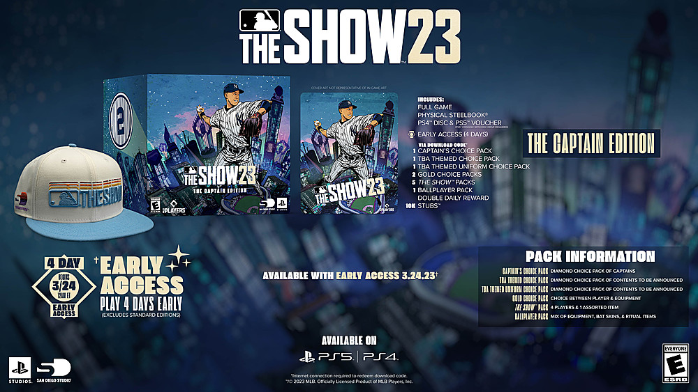 Angle View: MLB The Show 23 The Captain Edition - PlayStation 4, PlayStation 5