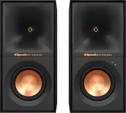 Klipsch - Reference 4" 35W 2-Way Powered Speakers (Pair) - Black - Front_Zoom