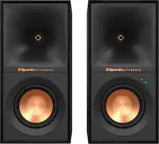 Front. Klipsch - Reference 4" 35W 2-Way Powered Speakers (Pair) - Black.