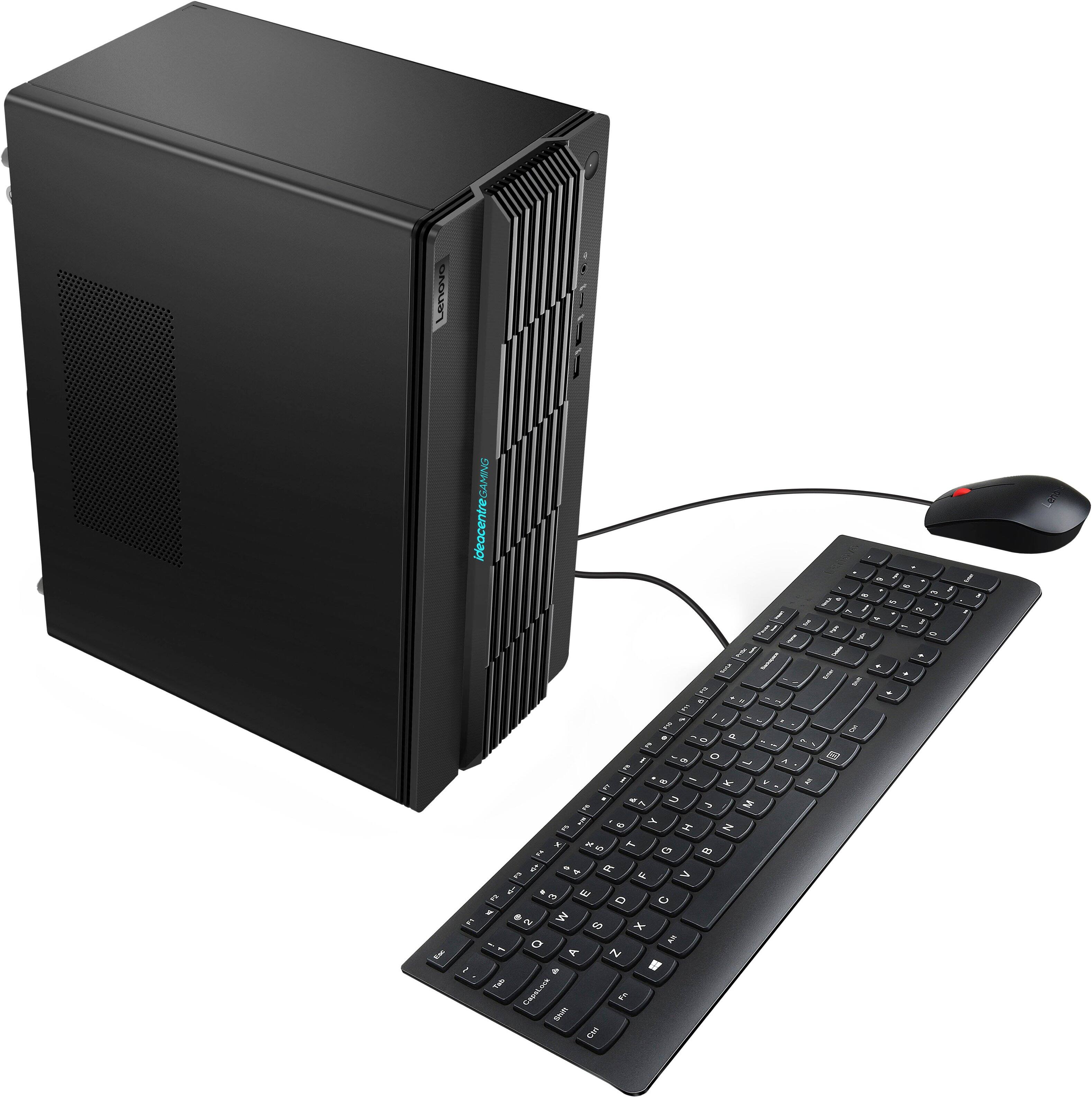 Alt View 12. Lenovo - IdeaCentre Gaming 5i Gaming Desktop - Intel Core i5-12400F - 16GB Memory - NVIDIA RTX 3050 8GB - 512GB SSD - Raven Black.
