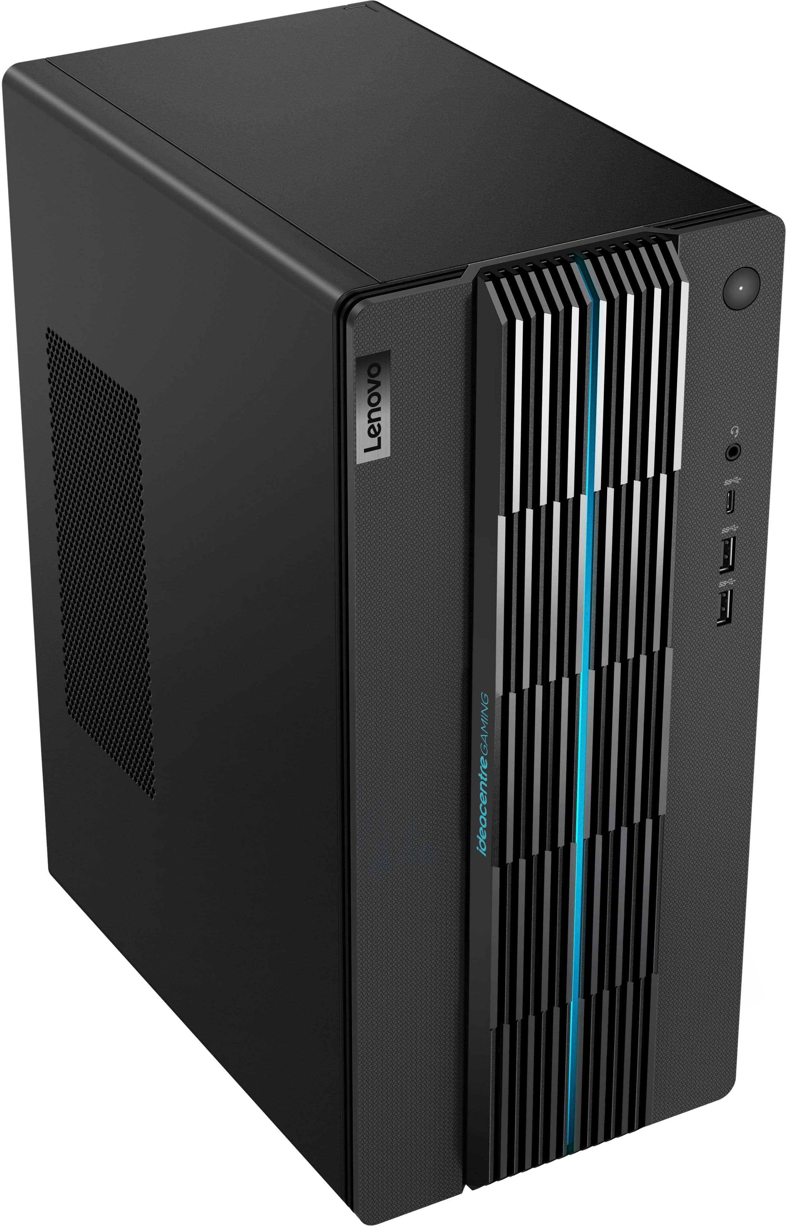 Alt View 5. Lenovo - IdeaCentre Gaming 5i Gaming Desktop - Intel Core i5-12400F - 16GB Memory - NVIDIA RTX 3050 8GB - 512GB SSD - Raven Black.