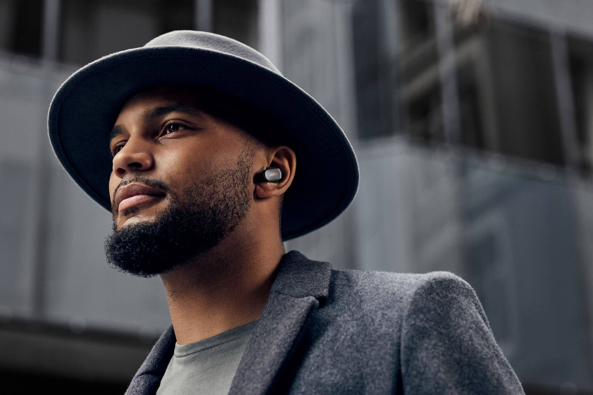 Alt View 13. Bose - QuietComfort Earbuds II True Wireless Noise Cancelling In-Ear Headphones - Eclipse Gray.