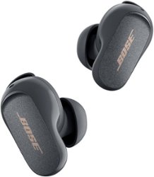 Bose - QuietComfort Earbuds II True Wireless Noise Cancelling In-Ear Headphones - Eclipse Gray - Front_Zoom