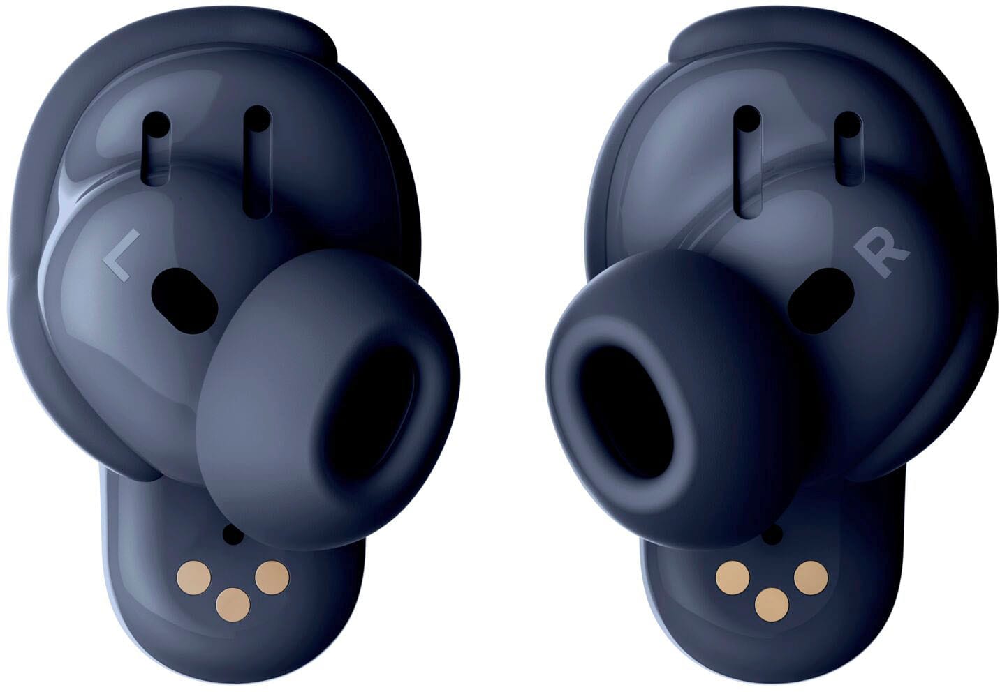 Alt View 11. Bose - QuietComfort Earbuds II True Wireless Noise Cancelling In-Ear Headphones - Midnight Blue.