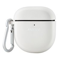Bose - Silicone Case Cover for QuietComfort Earbuds II - Soapstone - Front_Zoom