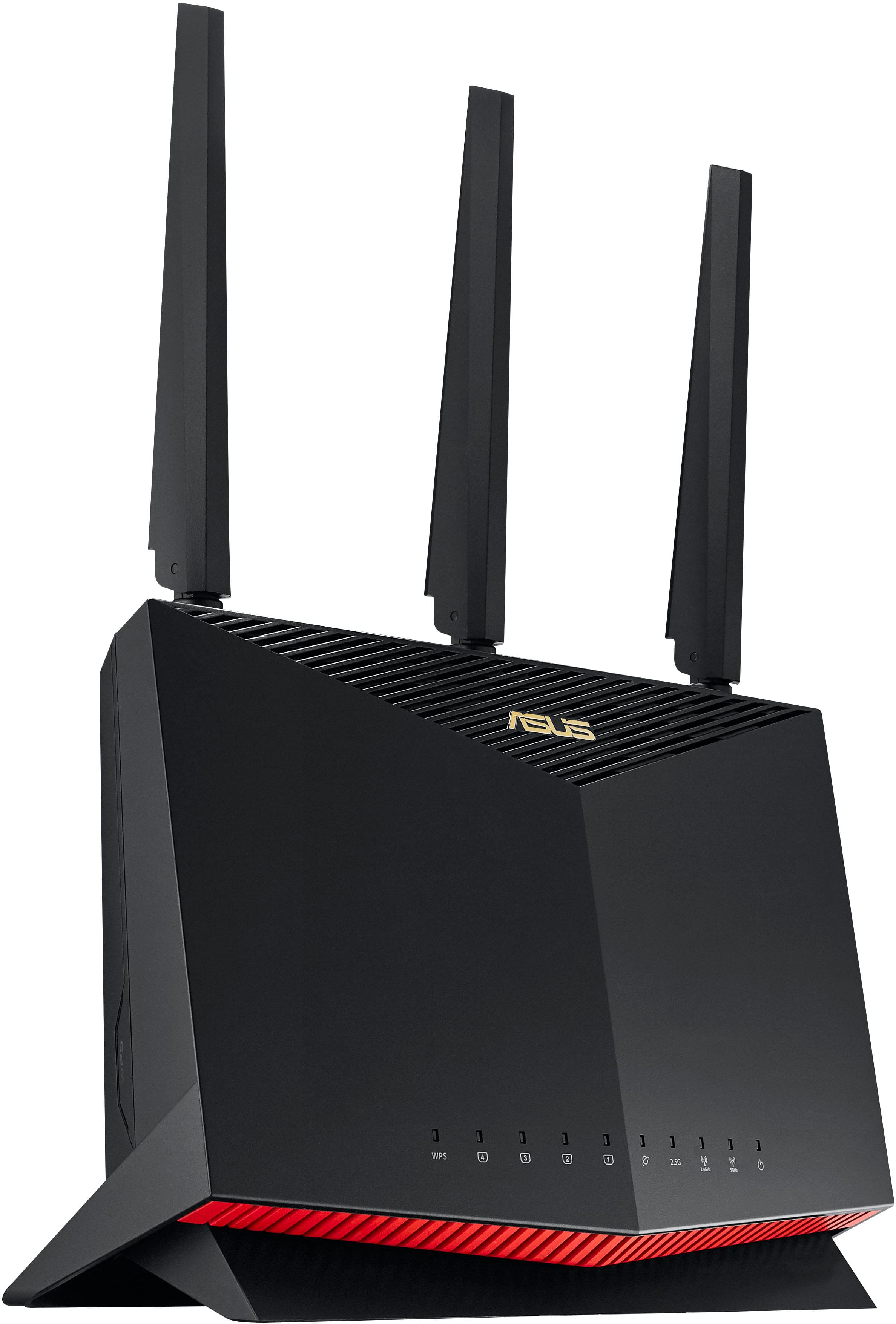 Angle. ASUS - AX5700 Dual-Band Wi-Fi 6 Router - Black.
