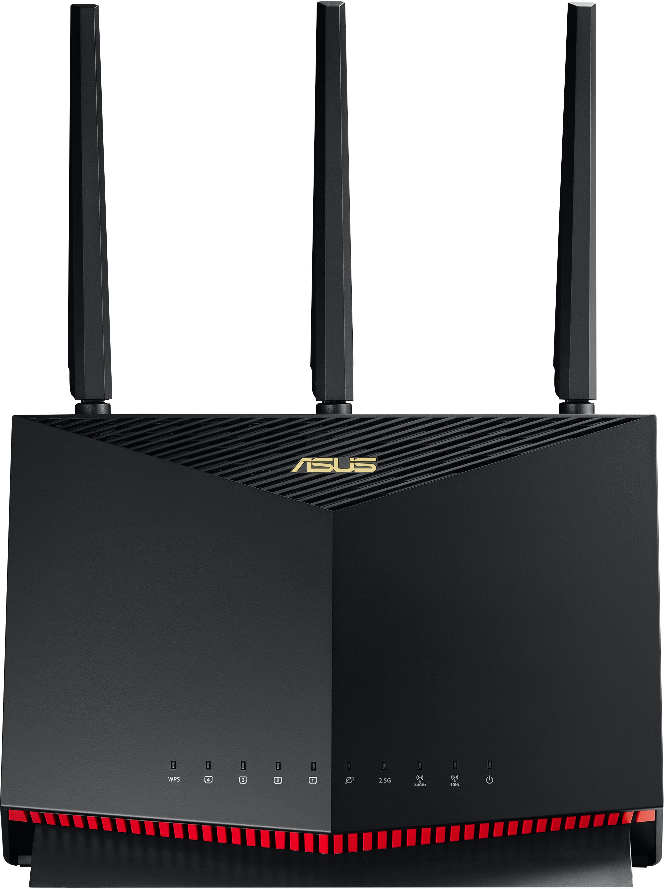 ASUS - RT-AX86U Pro AX5700 Dual-Band Wi-Fi 6 Router - Black - Front_Zoom