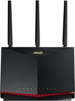 ASUS - AX5700 Dual-Band Wi-Fi 6 Router - Black - Front_Zoom
