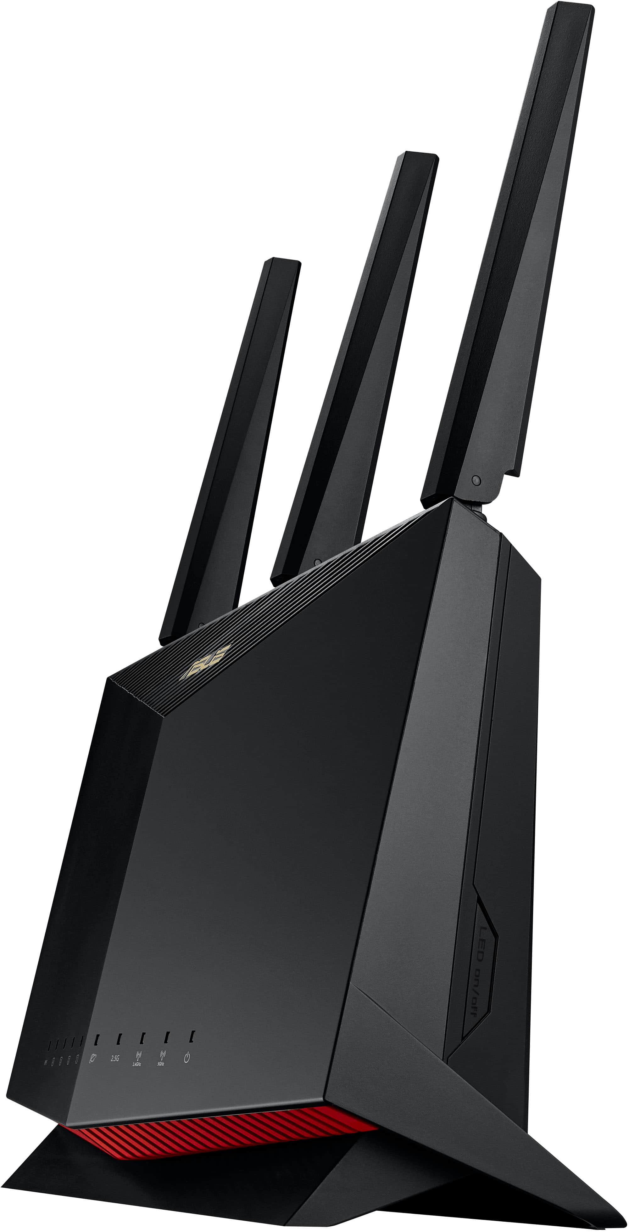 Alt View 12. ASUS - AX5700 Dual-Band Wi-Fi 6 Router - Black.