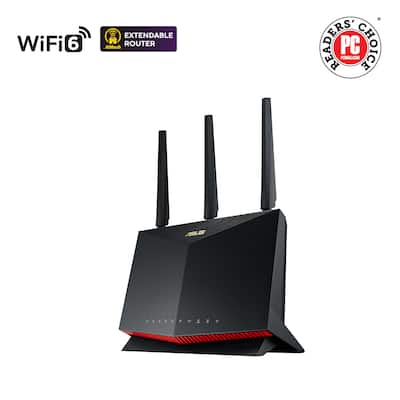 ASUS RT AX86U Pro AX5700 Dual Band Wi Fi 6 Router Black RT-AX86U ASUS RT AX86U Pro AX5700 Dual Band Wi Fi 6 Router Black RT-AX86U