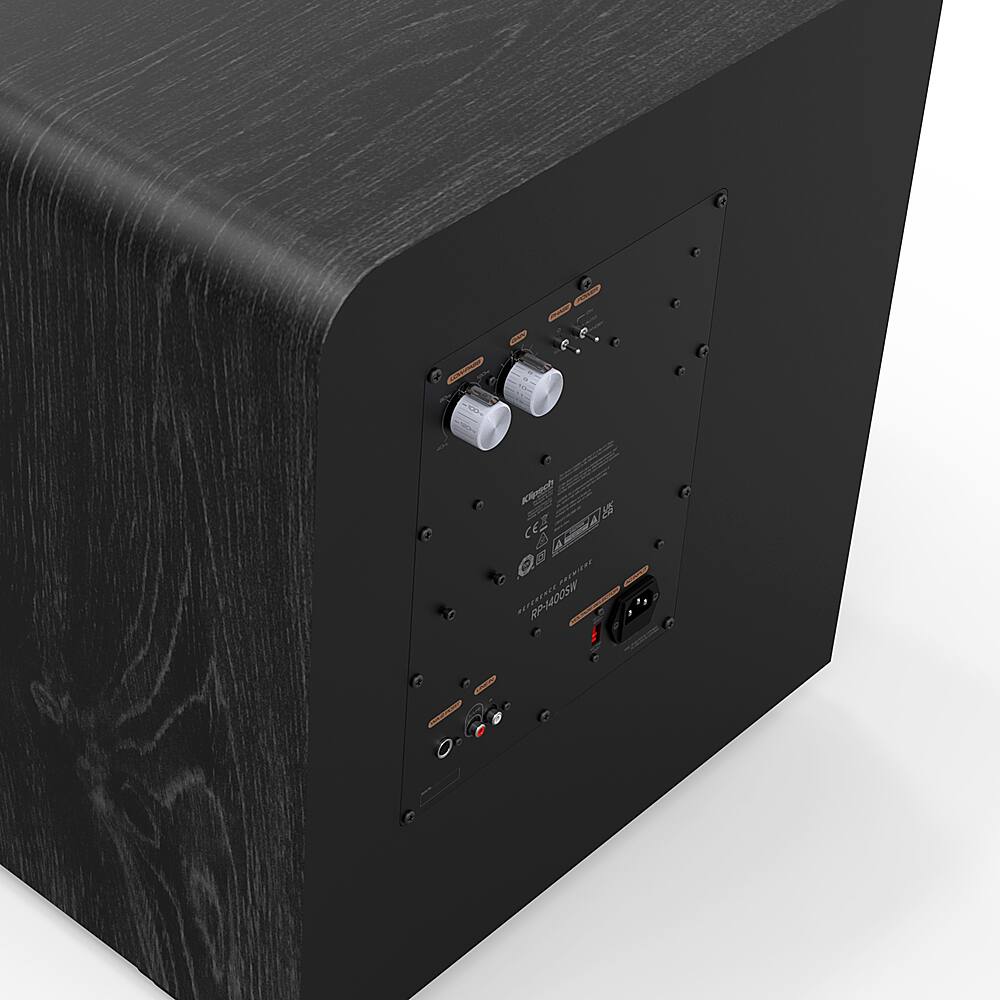 Left. Klipsch - Reference Premiere 1400 14" 1000W Subwoofer - black.