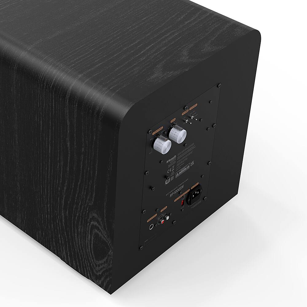 Left. Klipsch - Reference Premiere 1000 10" 600W Subwoofer - black.