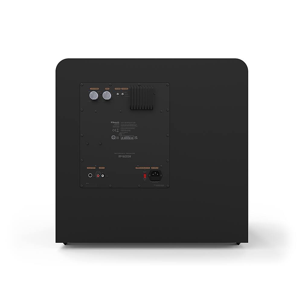 Back. Klipsch - Reference Premiere 1600 W Powered 16" Subwoofer - Black.