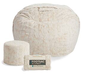 Lovesac - Moonstone Phur Moviesac Bundle - Front_Zoom