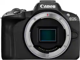 Canon - EOS R50 4K Video Mirrorless Camera (Body Only) - Black