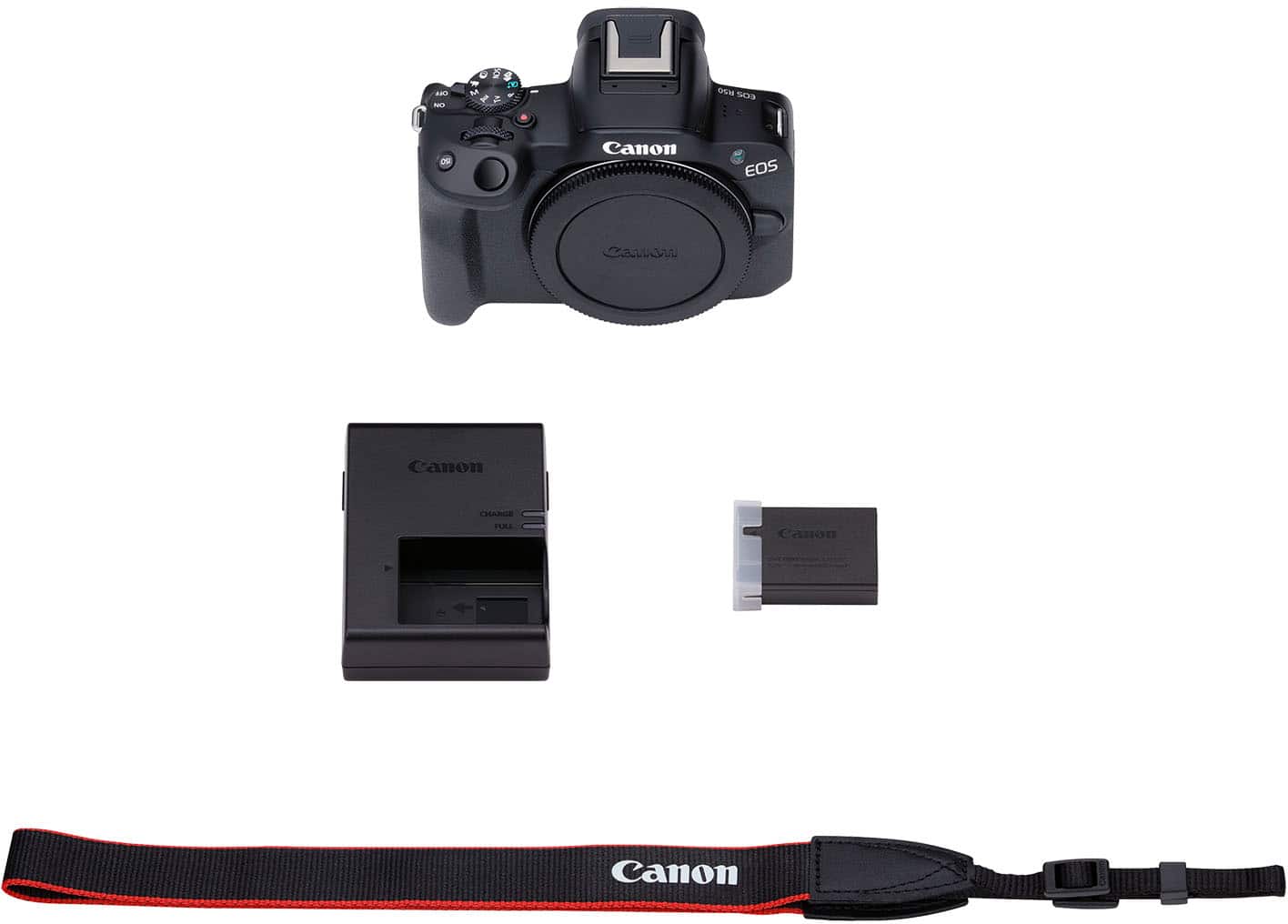 Alt View 12. Canon - EOS R50 4K Video Mirrorless Camera (Body Only) - Black.