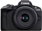 Canon - EOS R50 4K Video Mirrorless Camera 2 Lens Kit with RF-S 18-45mm and RF-S 55-210mm Lenses - Black