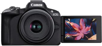 Canon EOS R50 4K Video Mirrorless Camera 2 Lens Kit with RF S18 Canon EOS R50 4K Video Mirrorless Camera 2 Lens Kit with RF S18
