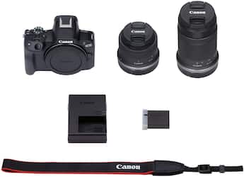 Canon EOS R50 4K Video Mirrorless Camera 2 Lens Kit with RF S18 Canon EOS R50 4K Video Mirrorless Camera 2 Lens Kit with RF S18