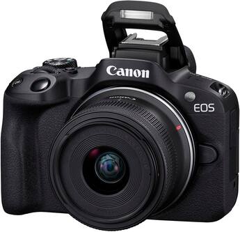 Canon EOS R50 4K Video Mirrorless Camera 2 Lens Kit with RF S18 Canon EOS R50 4K Video Mirrorless Camera 2 Lens Kit with RF S18