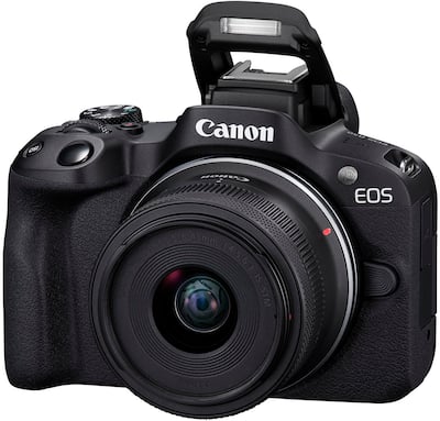 Canon EOS R50 4K Video Mirrorless Camera 2 Lens Kit with RF S18 Canon EOS R50 4K Video Mirrorless Camera 2 Lens Kit with RF S18