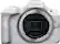 Front. Canon - EOS R50 4K Video Mirrorless Camera (Body Only) - White.