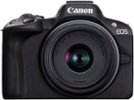 Canon - EOS R50 4K Video Mirrorless Camera with RF-S 18-45mm f/4.5-6.3 IS STM Lens - Black