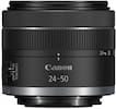 Front. Canon - RF24-50mm F4.5-6.3 IS STM Wide Angle Zoom Lens for EOS R-Series Cameras - Black.