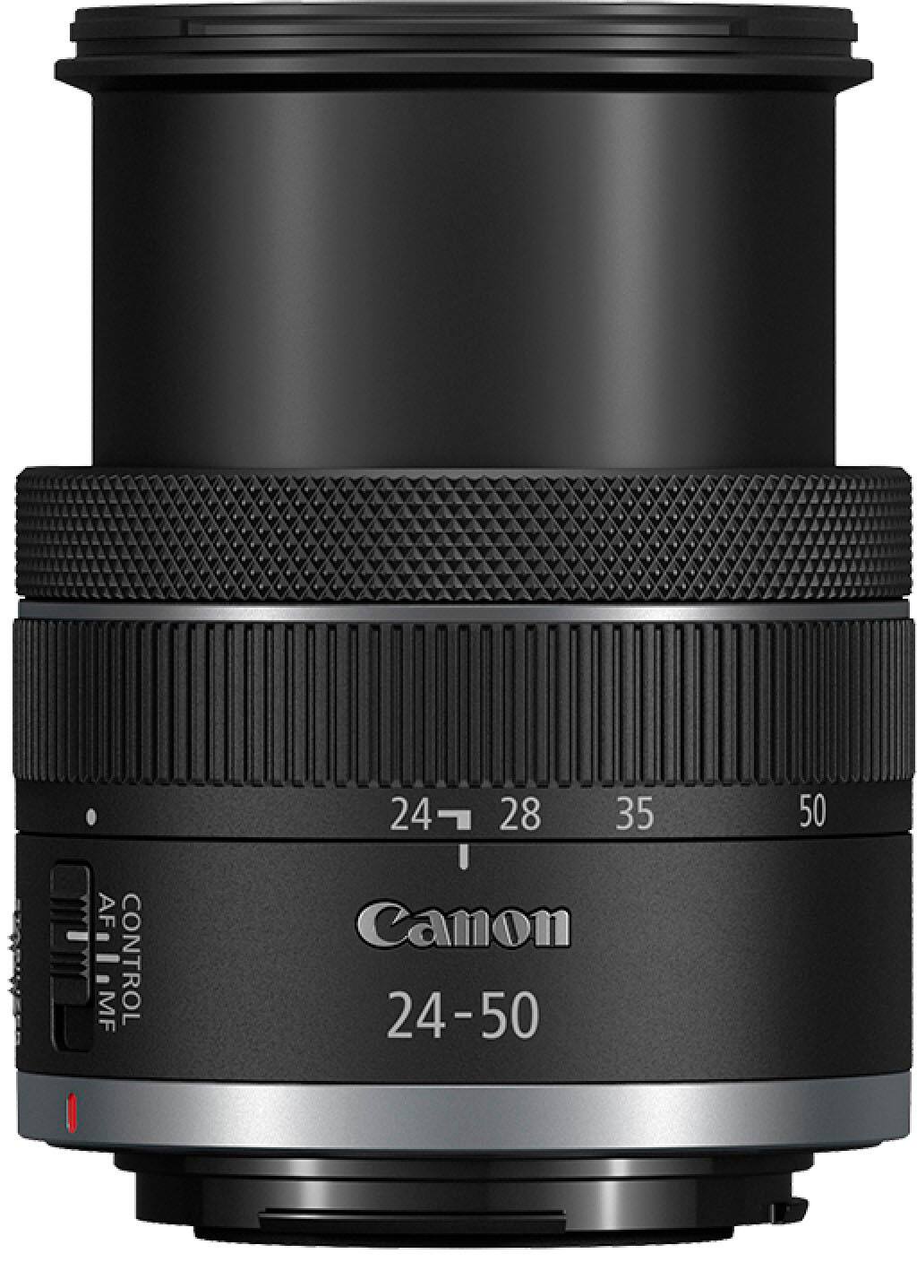 Alt View 1. Canon - RF24-50mm F4.5-6.3 IS STM Wide Angle Zoom Lens for EOS R-Series Cameras - Black.