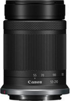Canon - RF-S55-210mm F5-7.1 IS STM Telephoto Zoom Lensfor EOS R-Series Cameras - Black - Front_Zoom