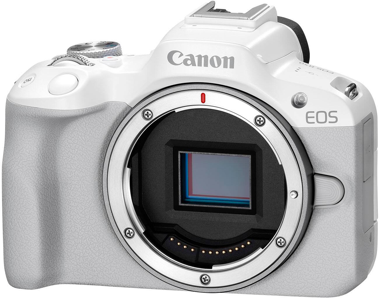 Alt View 16. Canon - EOS R50 4K Video Mirrorless Camera with RF-S 18-45mm f/4.5-6.3 IS STM Lens - White.