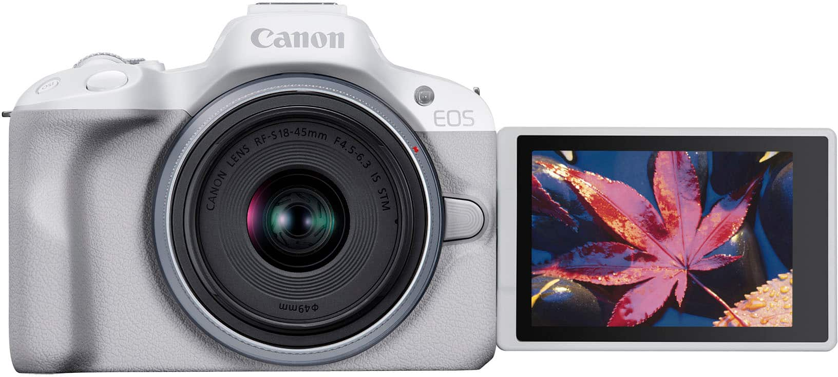 Canon EOS R50 4K Video Mirrorless Camera (Body Only) White 5812C002 - Best  Buy