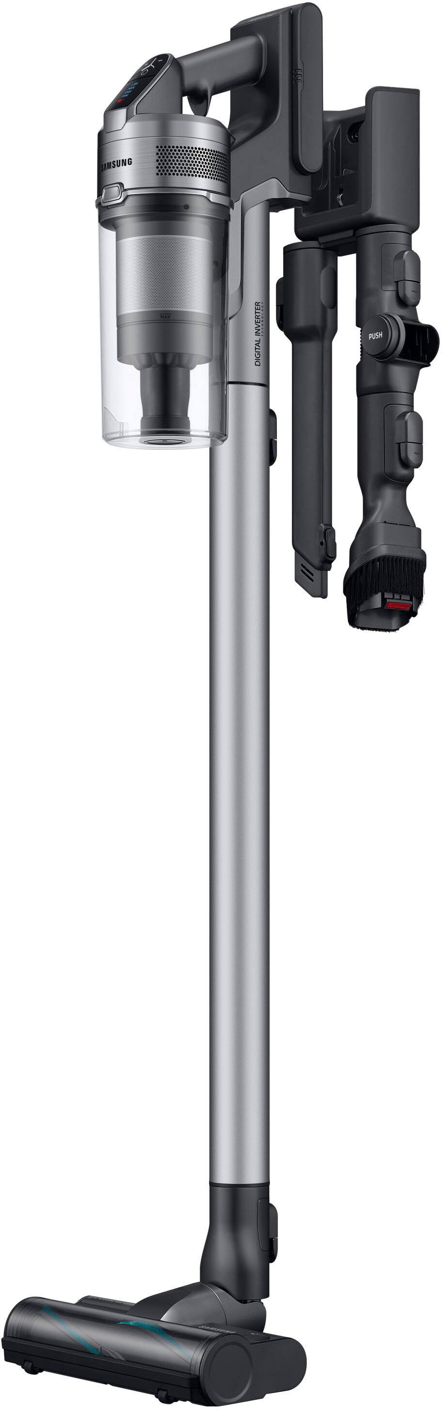 Alt View 11. Samsung - Jet 75+ Cordless Stick Vacuum with Additional Battery - Titan ChroMetal.