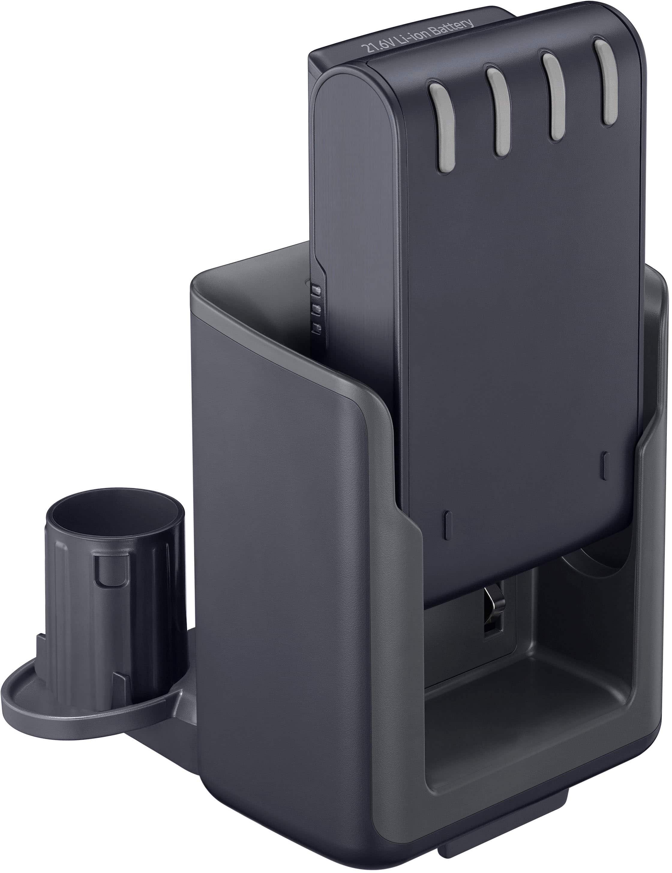 Alt View 23. Samsung - Jet 75+ Cordless Stick Vacuum with Additional Battery - Titan ChroMetal.