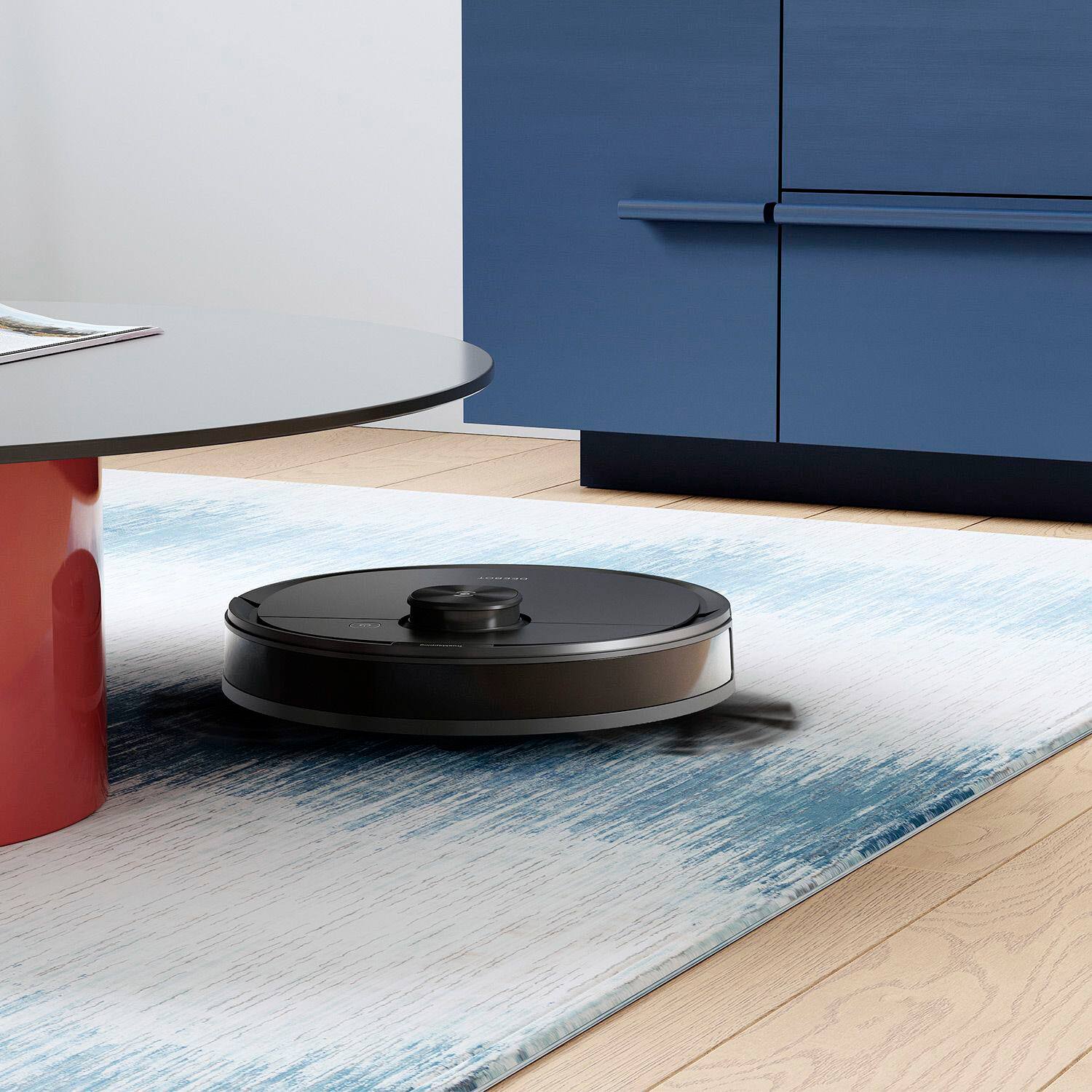 Alt View 14. ECOVACS Robotics - DEEBOT N10 MAX+ Robot Vacuum and Mop - BLACK.