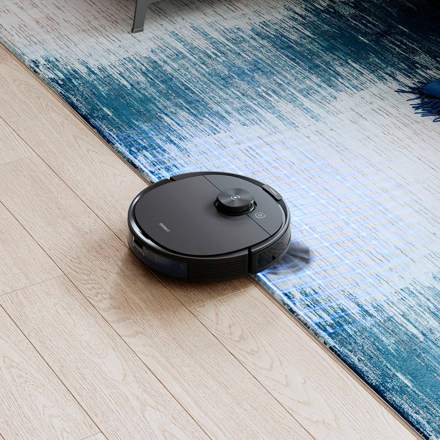 Alt View 15. ECOVACS Robotics - DEEBOT N10 MAX+ Robot Vacuum and Mop - BLACK.