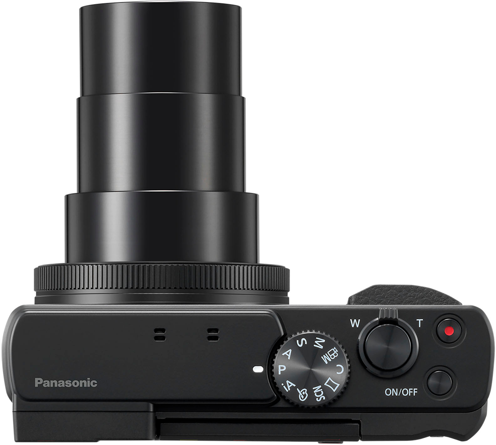 Back View: Panasonic - Lumix ZS80DK 20.3-Megapixel Digital Camera - Black