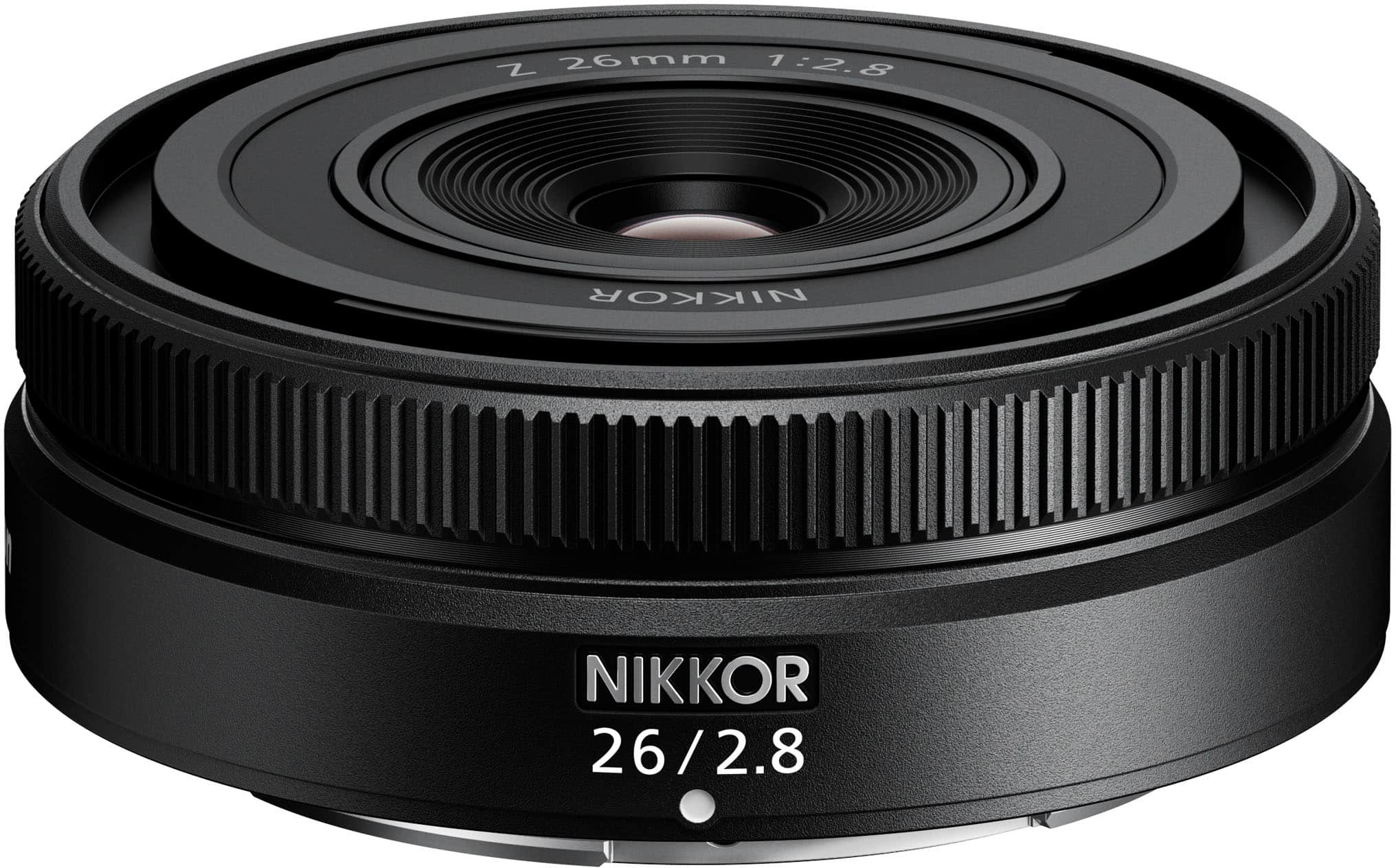 Front. Nikon - NIKKOR Z 26mm f/2.8 Wide-Angle Lens for Z Series Mirrorless Cameras.