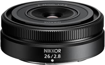 Nikon NIKKOR Z 26mm f/2.8 Wide Angle Lens for Z Series Mirrorless Nikon NIKKOR Z 26mm f/2.8 Wide Angle Lens for Z Series Mirrorless