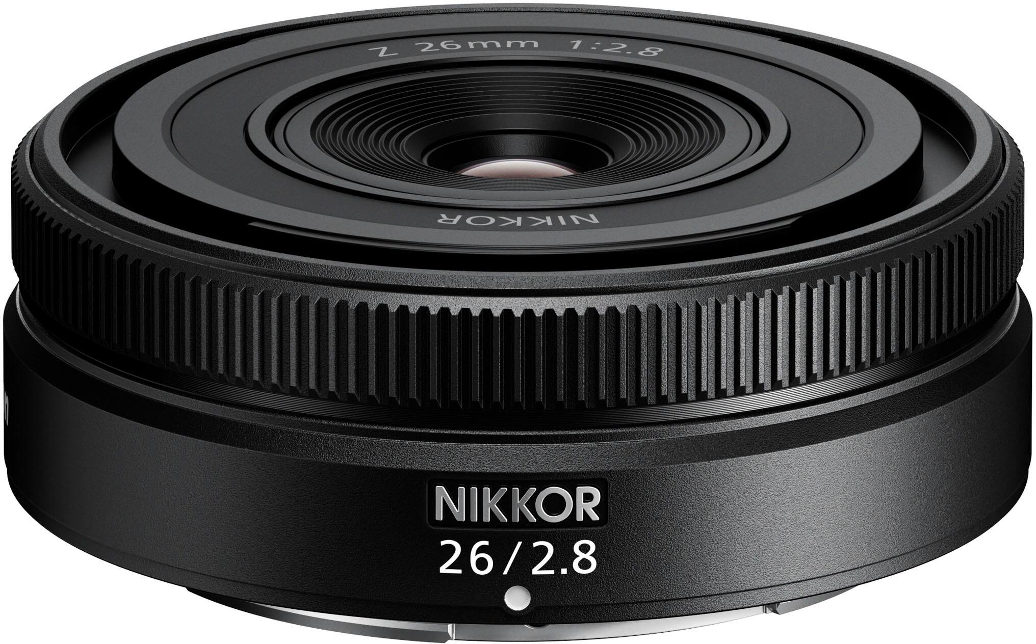 Front. Nikon - NIKKOR Z 26mm f/2.8 Wide-Angle Lens for Z Series Mirrorless Cameras.
