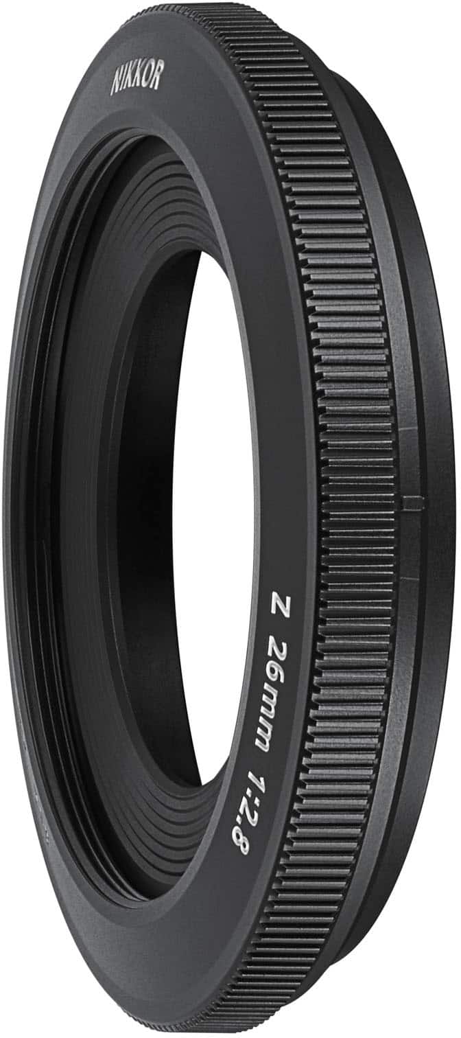 Left. Nikon - NIKKOR Z 26mm f/2.8 Wide-Angle Lens for Z Series Mirrorless Cameras.
