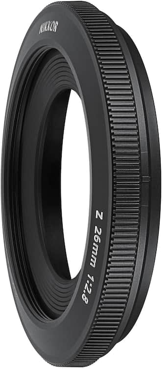 Nikon NIKKOR Z 26mm f/2.8 Wide Angle Lens for Z Series Mirrorless Nikon NIKKOR Z 26mm f/2.8 Wide Angle Lens for Z Series Mirrorless