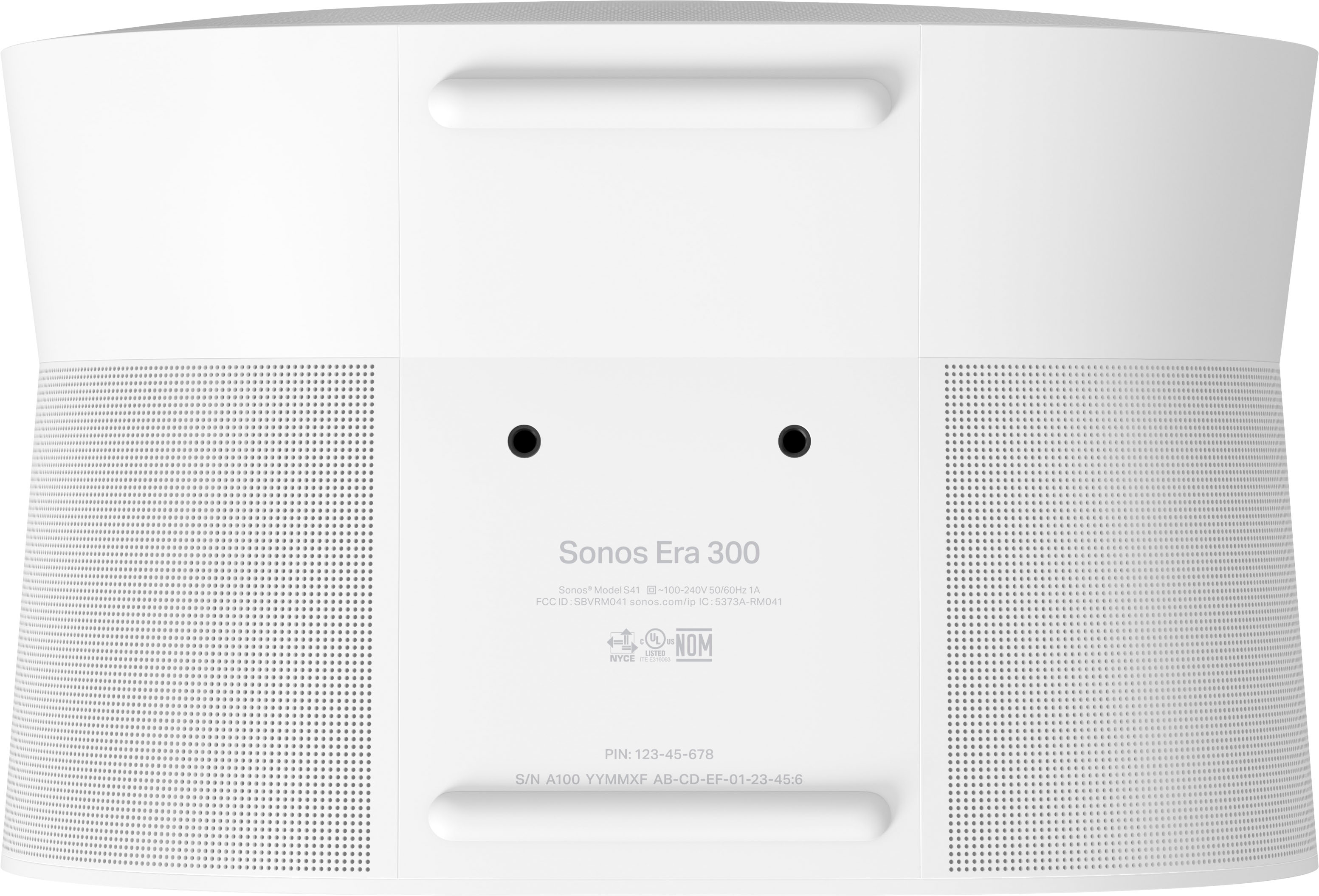 Sonos Era 300 Voice-Controlled Wireless Smart Speaker with Bluetooth,  Trueplay Acoustic Tuning Technology, & Voice Control Built-In (White) 