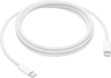Apple - 240W USB-C Charge Cable (2 m) - White - Front_Zoom