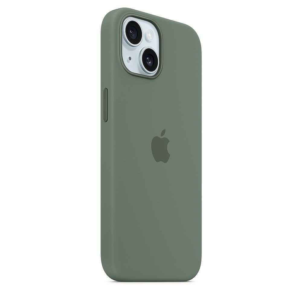 Alt View 11. Apple - iPhone 15 Silicone Case with MagSafe - Cypress.