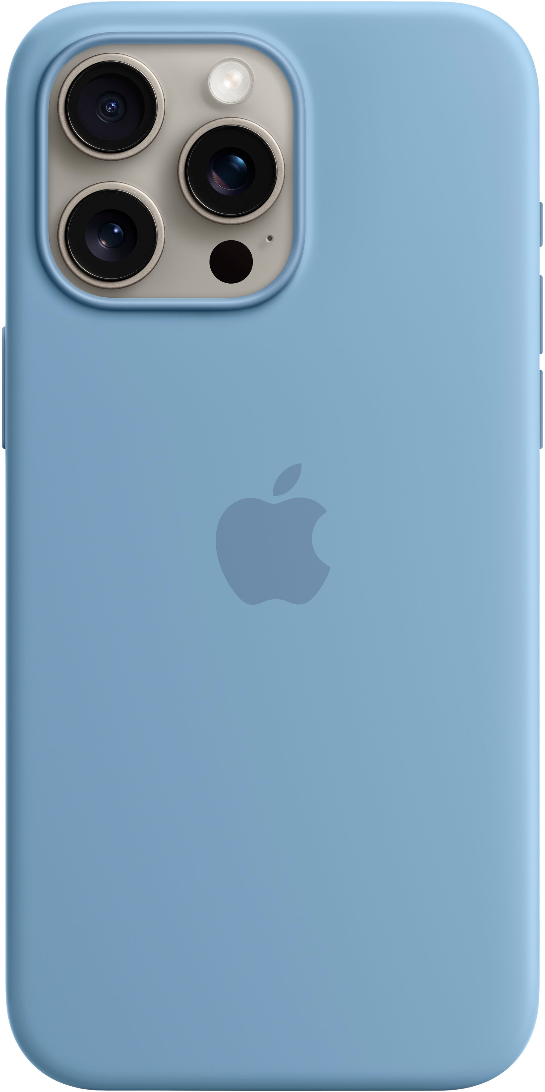 Apple iPhone 15 Pro Max Silicone Case with MagSafe Winter Blue MT1Y3ZM/A -  Best Buy
