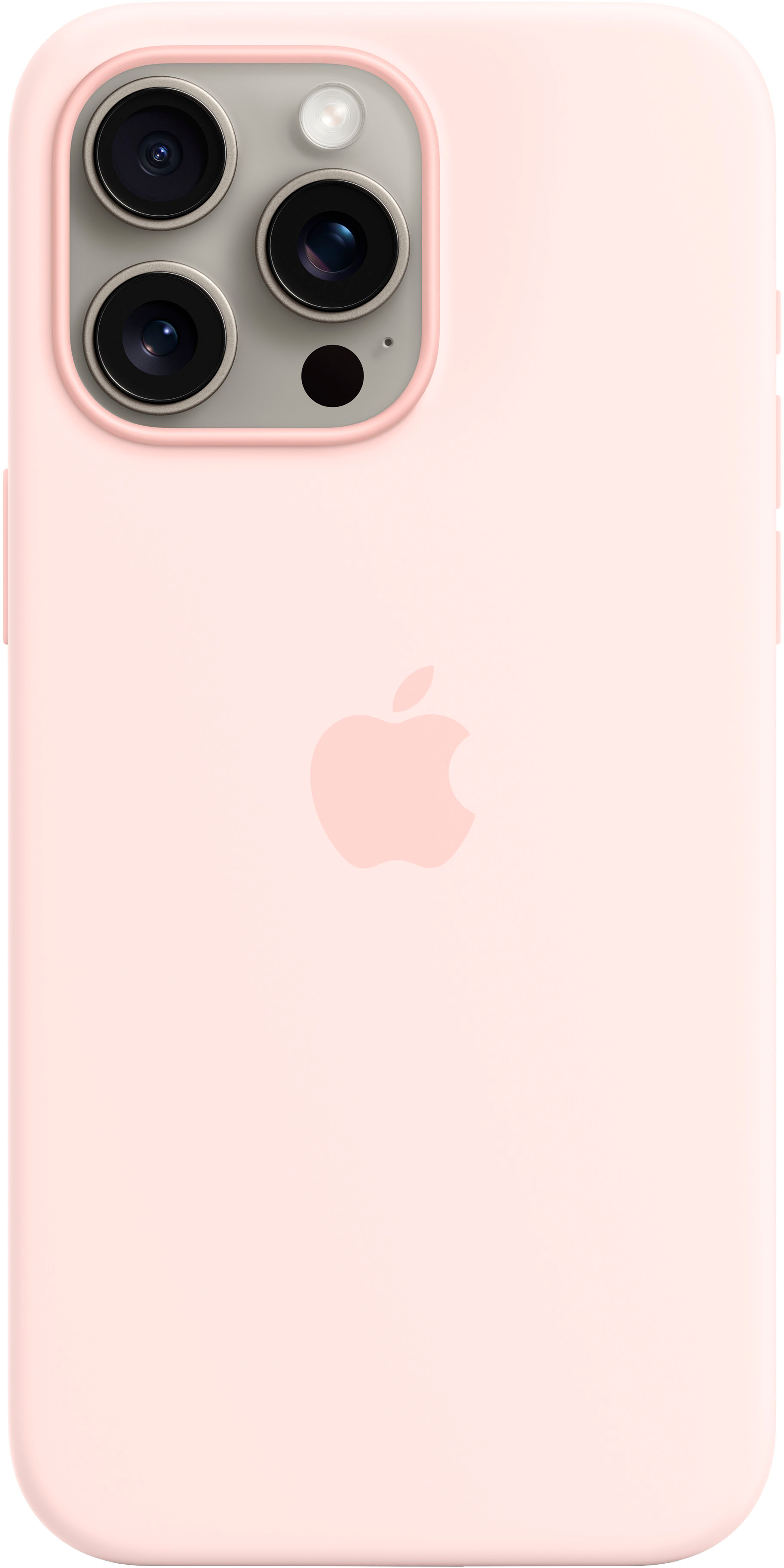 Apple iPhone 15 Pro Max Silicone Case with MagSafe Light Pink MT1U3ZM/A ...